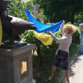 В Киеве на Пейзажной аллее появился Мудрый Ворон