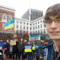 ЕвроМайдан в Бостоне, штат Массачусетс, США. 8 декабря 2013 года