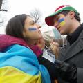 ЕвроМайдан в Бостоне, штат Массачусетс, США. 8 декабря 2013 года
