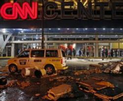Сильная буря над Атлантой повредила здание CNN