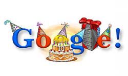 Google празднует сегодня свое десятилетие