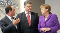 Сегодня в Брюсселе Порошенко проведет встречу с Меркель и Олланд