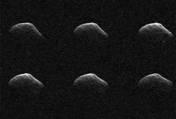 В NASA смонтировали из радарных снимков видео приближающейся к Земле кометы