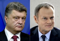 Петр Порошенко и Дональд Туск скоординировали шаги для укрепления европейского развития Украины