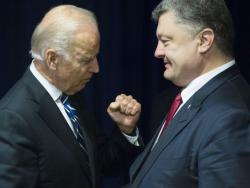 Порошенко договорился Байденом о выделении США Украине третьего транша кредитных гарантий в $1 млрд.