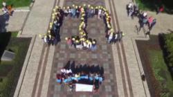 Киевские студенты выложили тамгу в День памяти жертв депортации крымских татар