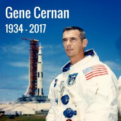 В США умер последний побывавший на поверхности Луны астронавт Юджин Сернан
