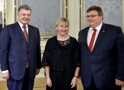Президент Украины принял Министров иностранных дел Литвы и Швеции