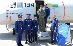 Во Франции на крупнейшем авиашоу мира в небо поднялся украинский Ан-132D
