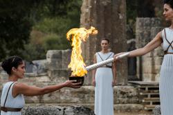 В Греции зажжен олимпийский огонь зимних Игр-2018