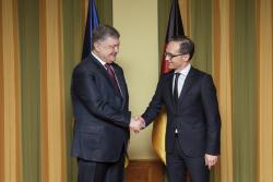 Президент Украины встретился с Министром иностранных дел ФРГ