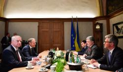 Петр Порошенко в Германии провел переговоры с Дональдом Туском
