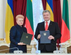 Украина и Литва подписали ряд межгосударственных двусторонних документов о сотрудничестве