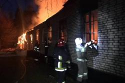 Пожар на военной базе во Львовской области