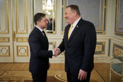 Президент Украины встретился с Государственным секретарем США