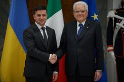 Президент Украины встретился с Президентом Италии