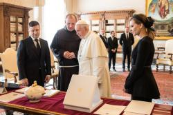 В Ватикане состоялась аудиенция Президента Украины с Его Святейшеством Папой Франциском
