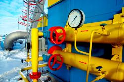 Запасы природного газа в украинских ПХГсократились на 26%