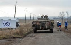 Российские оккупанты пять раз обстреляли украинских защитников – штаб ООС