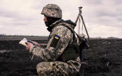 Оккупанты 16 раз обстреляли военных из запрещенного Минском оружия - штаб