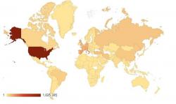 Коронавирус в мире. Карта распространения