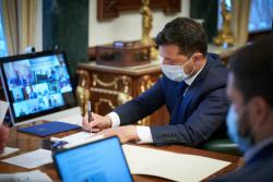 Президент Украины провел традиционное селекторное совещание по предотвращению распространения коронавируса