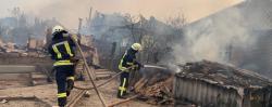 Полиция рассматривает три основные версии возникновения пожара в Луганской области