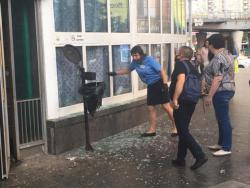 Взрыв в Киеве возле станции метро "Шулявская"