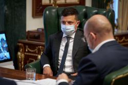 Президент Украины провел традиционное селекторное совещание по предотвращению распространения коронавируса