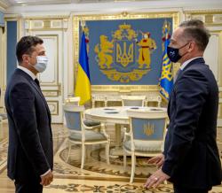 Президент Украины провел встречу с Федеральным министром иностранных дел Германии