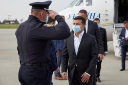 Президент прибыл с рабочей поездкой на Львовщину