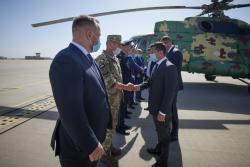 Президент начал рабочую поездку на Харьковщину