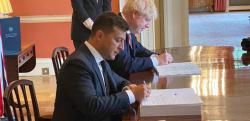 Зеленский и Джонсон подписали договор о политическом сотрудничестве и свободной торговле