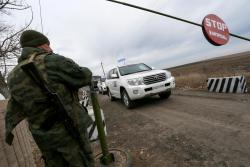 На Донбассе боевики задерживали патруль ОБСЕ на блокпосту