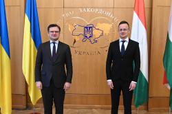 Министр иностранных дел Венгрии Сийярто с официальным визитом прибыл в Украину