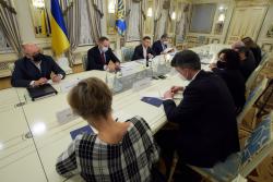 Президент Украины встретился с послами стран G7 и Евросоюза