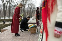 Президент с супругой почтили память Тараса Шевченко