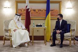 Президент Украины встретился с Премьер-министром, министром внутренних дел Государства Катар