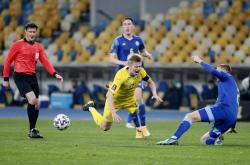 Сборная Украины сыграла вничью с национальной командой Казахстана