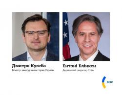 Министр иностранных дел Украины обсудил с госсекретарем США обострение на Донбассе