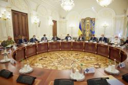 Под председательством Владимира Зеленского состоялось заседание СНБО