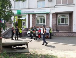 В Киеве произошла попытка вооруженного ограбления отделения банка