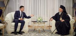 Владимир Зеленский встретился с Вселенским патриархом Варфоломеем