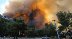 Греция и Турция ведут борьбу с лесными пожарами