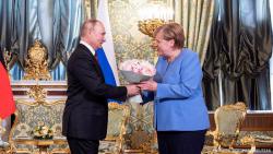 Ангела Меркель прибыла в Москву для переговоров с Путиным