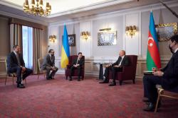 Президент Украины в Брюсселе провел встречу с Президентом Азербайджана