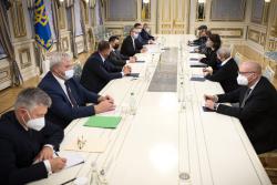 Президент Украины провел встречу с министром иностранных дел Германии