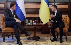 Президент Украины провел встречу с Премьер-министром Королевства Нидерландов