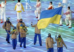 Сборная Украины прошла на параде открытия Олимпийских игр-2022