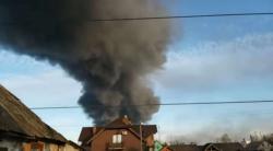 В Василькове погасили пожар на нефтебазе